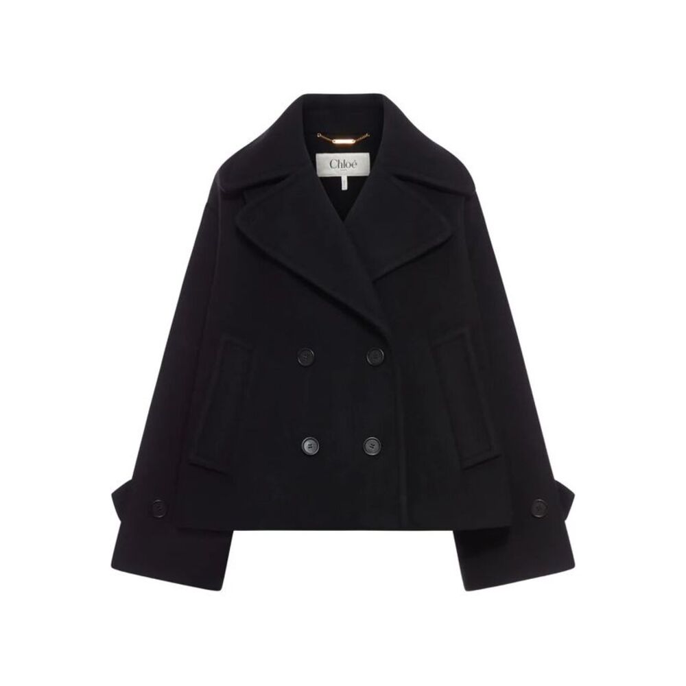 Oversized Wool Short Coat Women